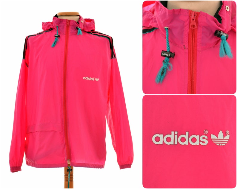 neon pink adidas shirt
