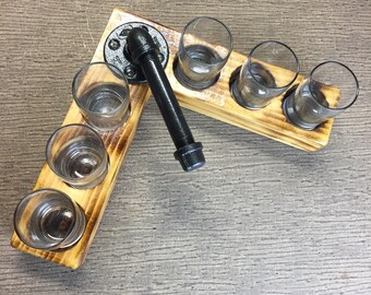 beer flight paddle etsy