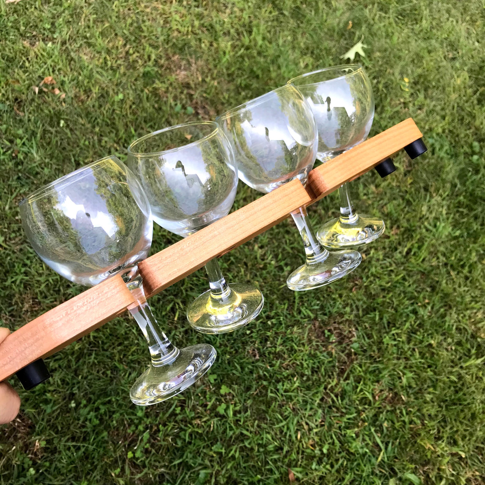 Personalized Wine Flight Paddle Add your logo 2 Wood Etsy