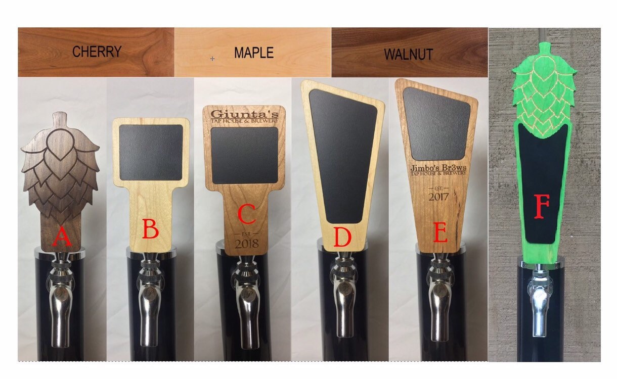 Chalkboard tap handle tap handle kegerator Personalized Etsy