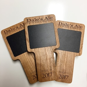 Engraved Custom beer tap handle - Custom beer tap - Chalkboard tap handle - Cyber Monday - Homebrewer Gift