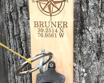 Altalena ad anello - Personalizzata - 9 modelli - 2 selezioni di legno - Lancio dell'anello Bimini-