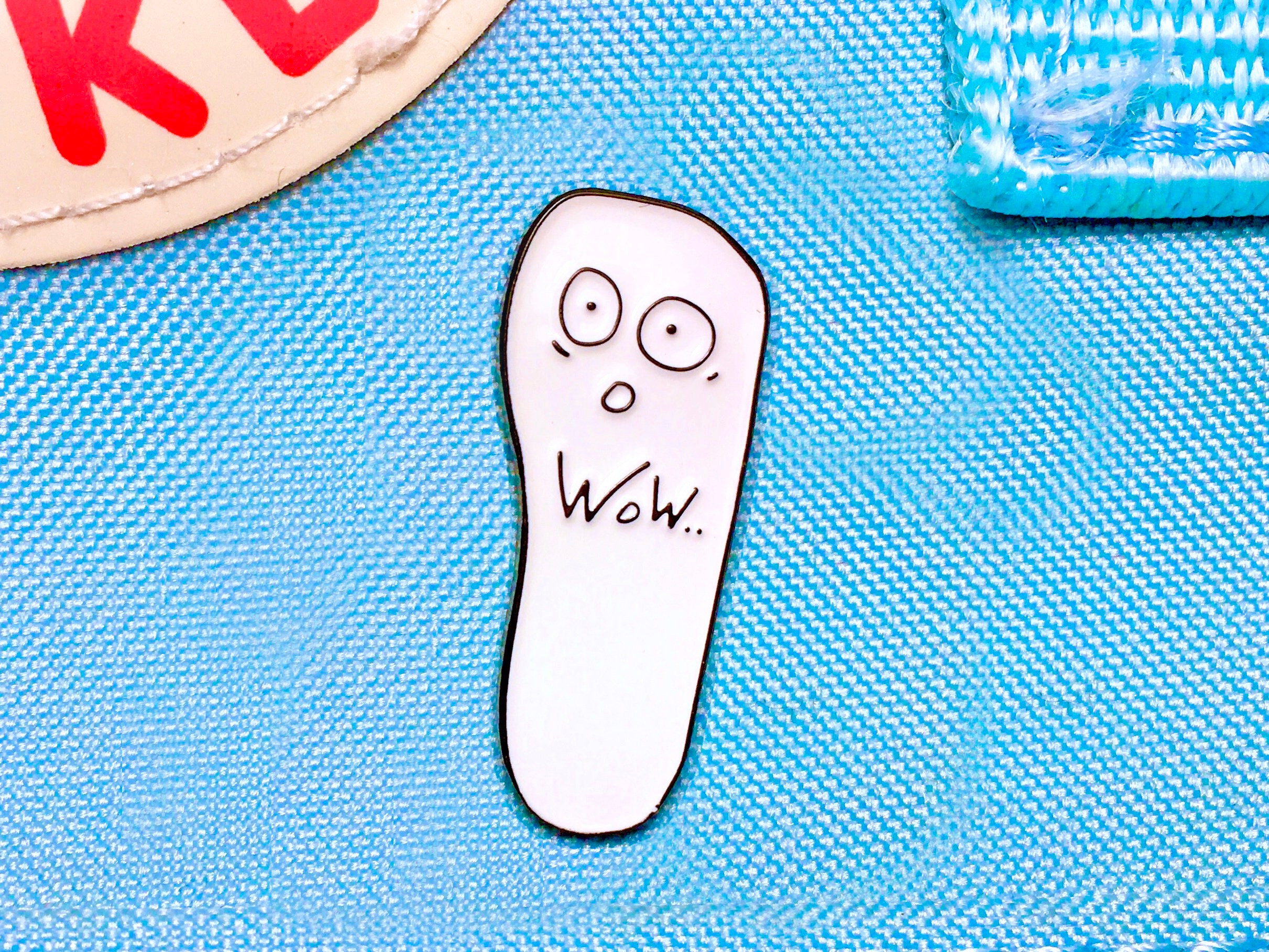Jimin "Wow" Foot Enamel Pin