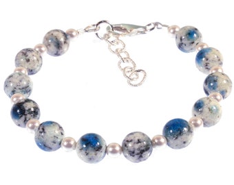 Spirit of K2, K2 Granite Bracelet with Swarovski Crystal Pearls