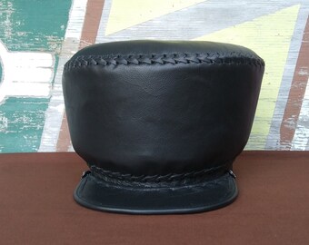 leather rasta hat