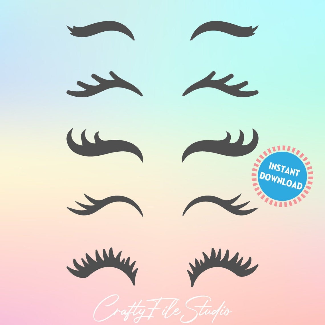 Unicorn Eyelashes SVG Files Eyelashes Svg Files Eyes Svg - Etsy Australia