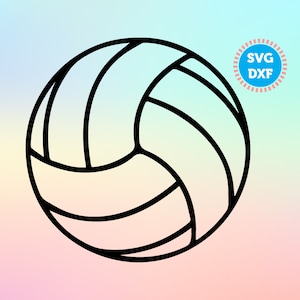 Volleybal SVG DXF, volleybal moeder svg, volleybal silhouet svg, Sport svg