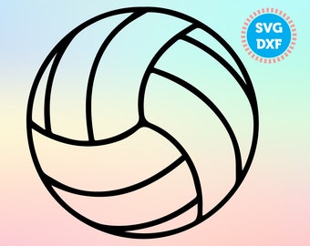 Volleyball SVG DXF, Volleyball mom svg, Volleyball  Silhouette svg, Sport svg