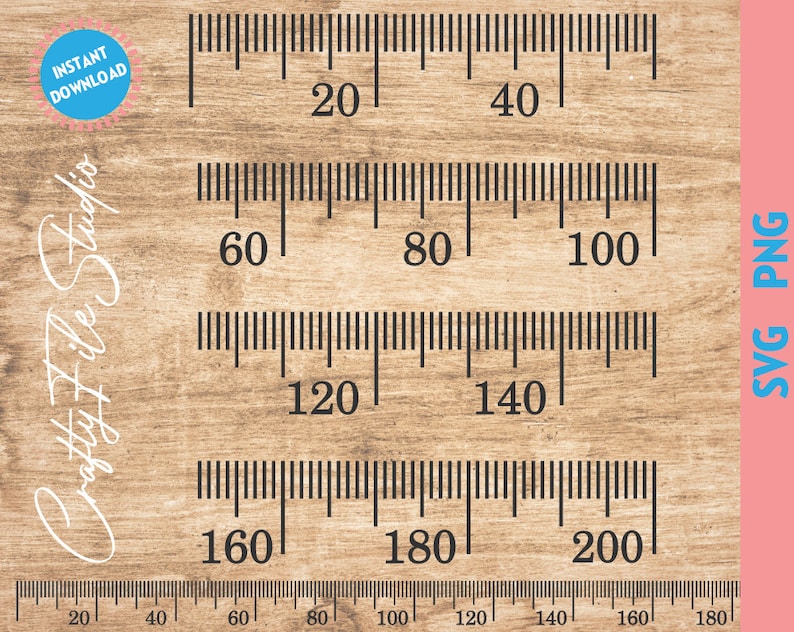 Download Metric Growth Chart SVG Growth Ruler-cm svg digital cut | Etsy