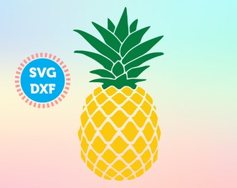 Pineapple SVG DXF files, SVG Files, Cricut Cut Files, Silhouette Cut Files, Vector files, Pineapple Monogram svg, Svg Studio
