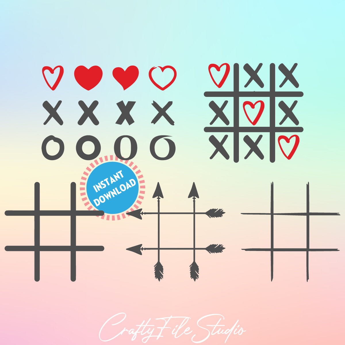 Tic Tac Toe Svg Tic Tac Toe Grid Svg. Vector Cut File for -  Norway