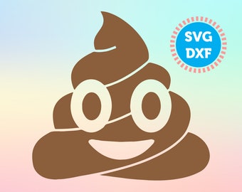 Poop Emoji SVG, Poop svg, silhouette cricut, cutting file, cricut svg, Poop cut file