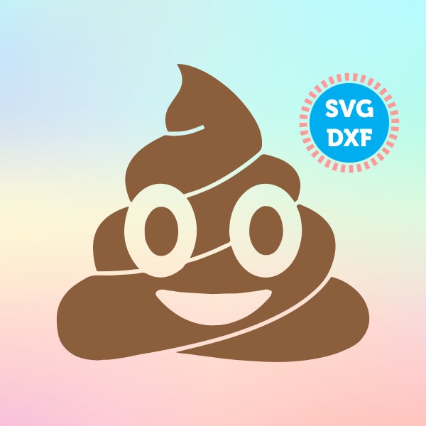 Poop Emoji SVG, Poop svg, silhouette cricut, cutting file, cricut svg, Poop cut file