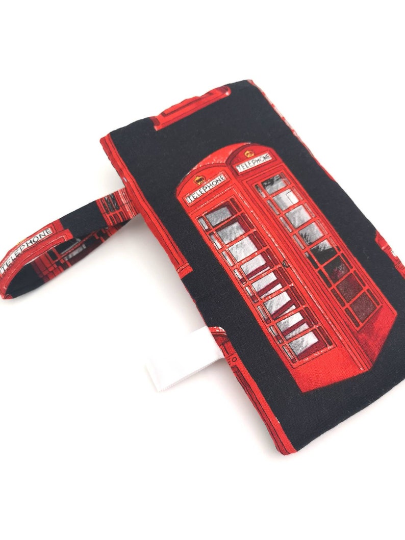 glasses pouch TelePhone box fabric phone pouch red phone boxes christmas gifts