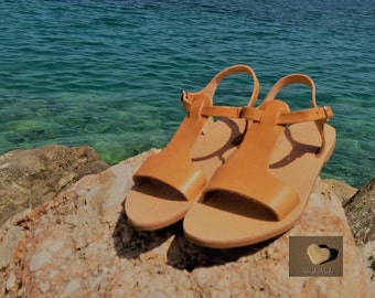 Sandales grecques pour femmes, sandales en cuir, sandales grecques faites à la main, Sandales grecques, Sandales femme, Ledersandalen,sandalen griechisch, sandali