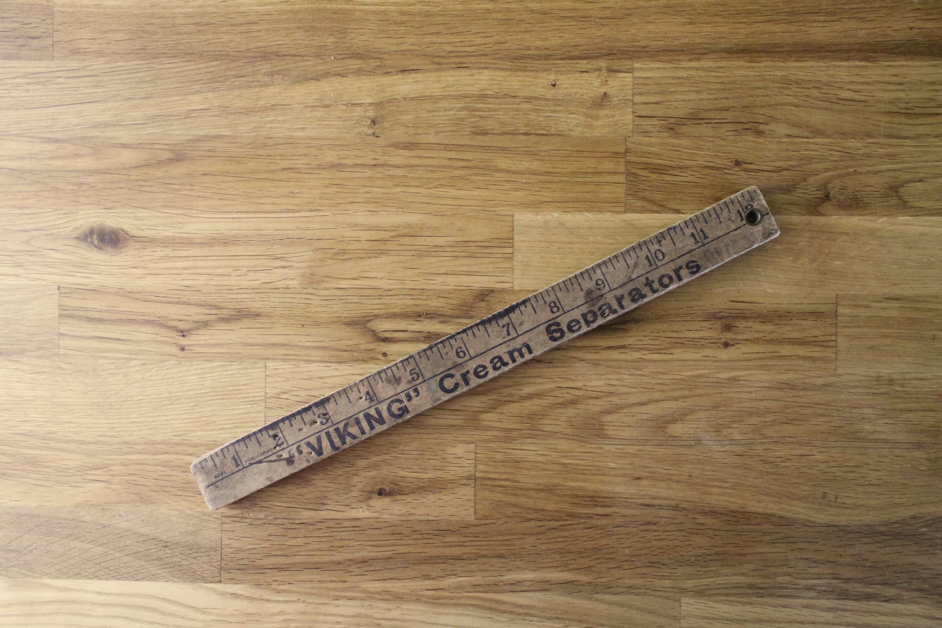Vintage Folding Yardstick 'viking' Cream Separators Etsy