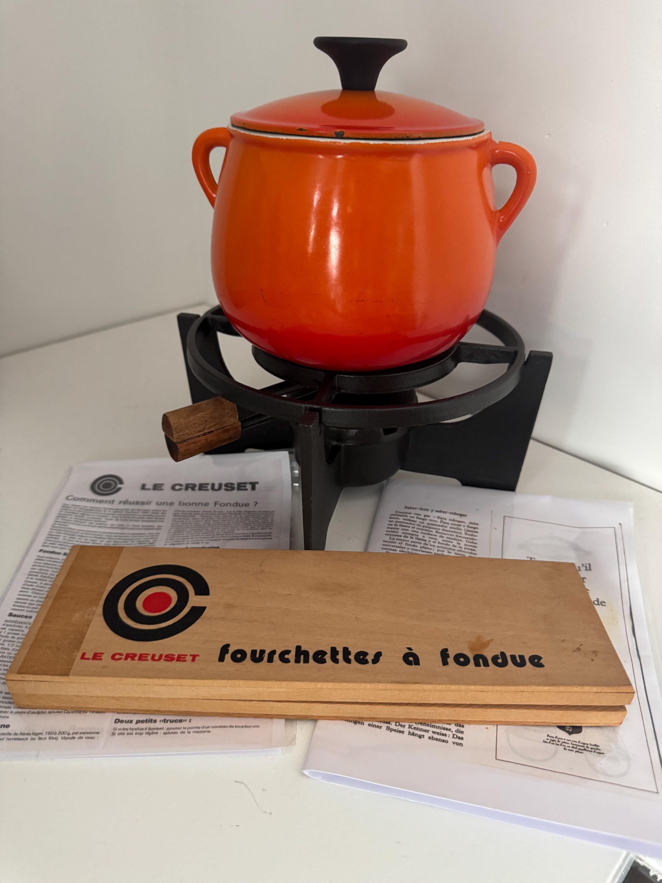 COUSANCES フォンデュコンロ Cousances Le Creuset Fondue - Etsy