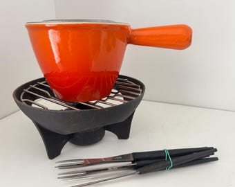 Set à fondue en fonte Le Creuset état neuf