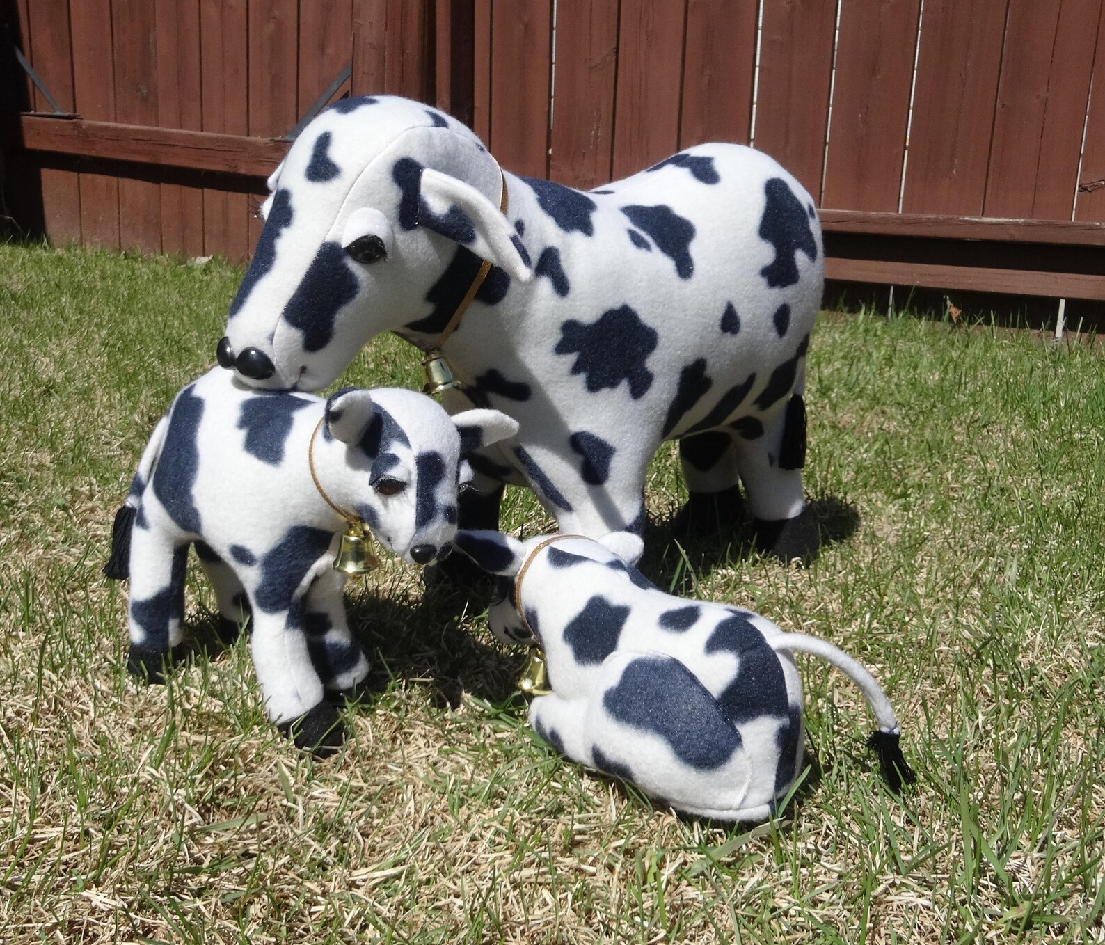Stuffed Cows Mom and Babies Sewing Pattern Etsy.de