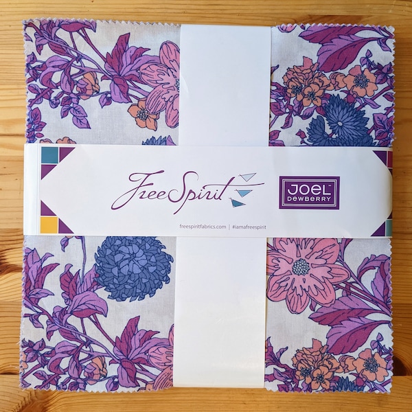 Avalon by Joel Dewberry Layer Cake - Free Spirit Fabric Precut 20" Squares Pack
