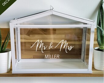 Vinyl Sticker for Wedding Card box/IKEA POST BOX for the New Mr & Mrs Vinyl Sticker for Wedding Card box/IKEA POST BOX for the New Mr & Mrs