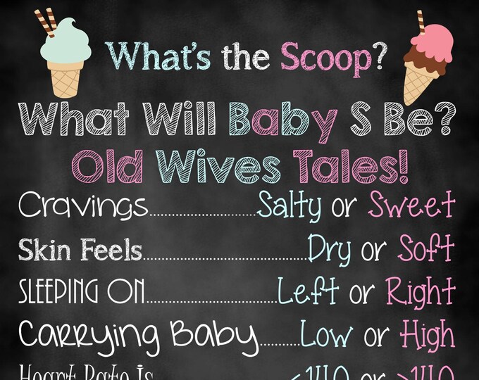 What's the Scoop Gender Reveal, Gender Reveal Party, Gender Reveal