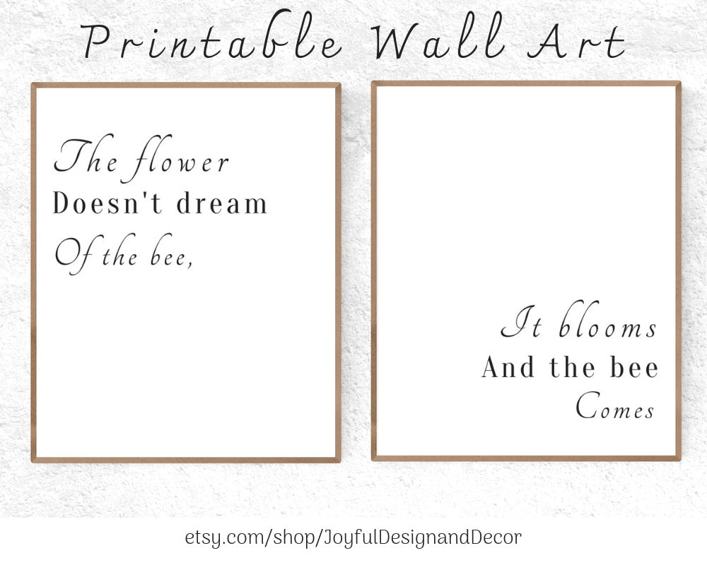 printable quote bedroom wall art encouraging quotes instant etsy