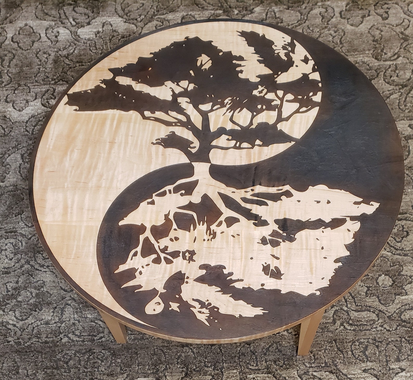 Yin Yang Coffee Table Etsy