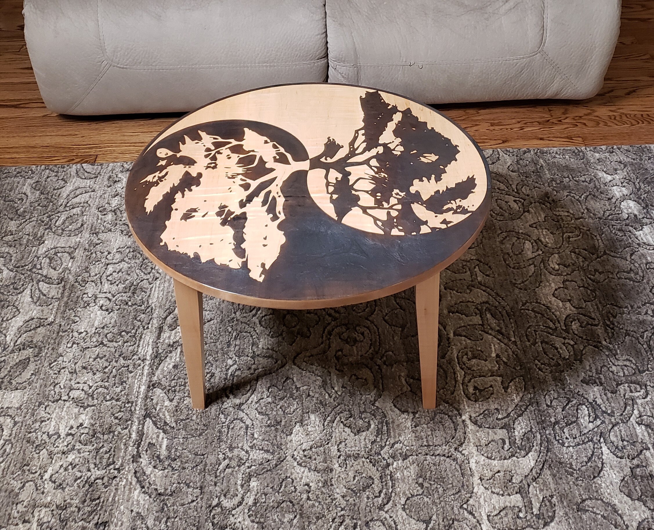 Yin Yang Coffee Table Etsy