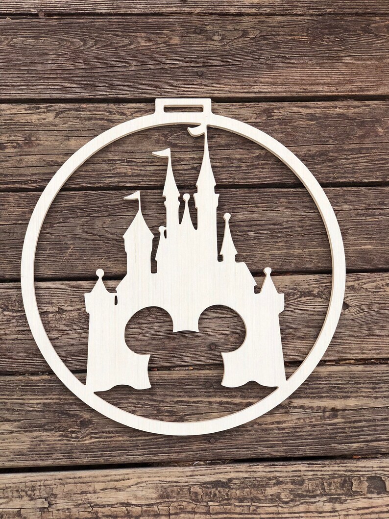 Disney Castle Sign Disney Wall Art Disney Door Hanger Etsy