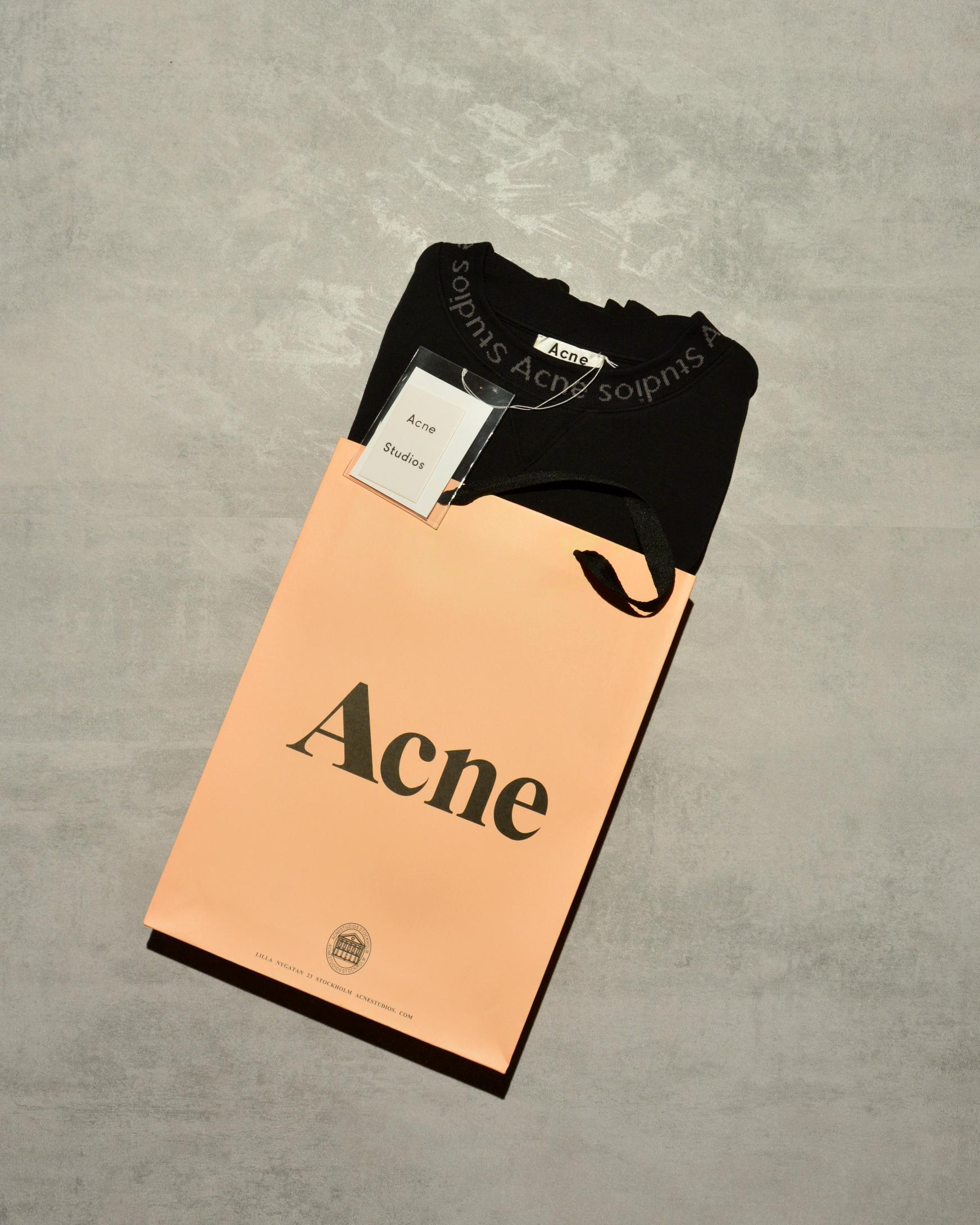 acne studios yana スウェット Yana Ribbed Oversized Sweatshirt by Acne Studios- La Garçonne