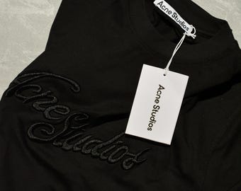 Acne Studios logo-embroidered T-shirt L