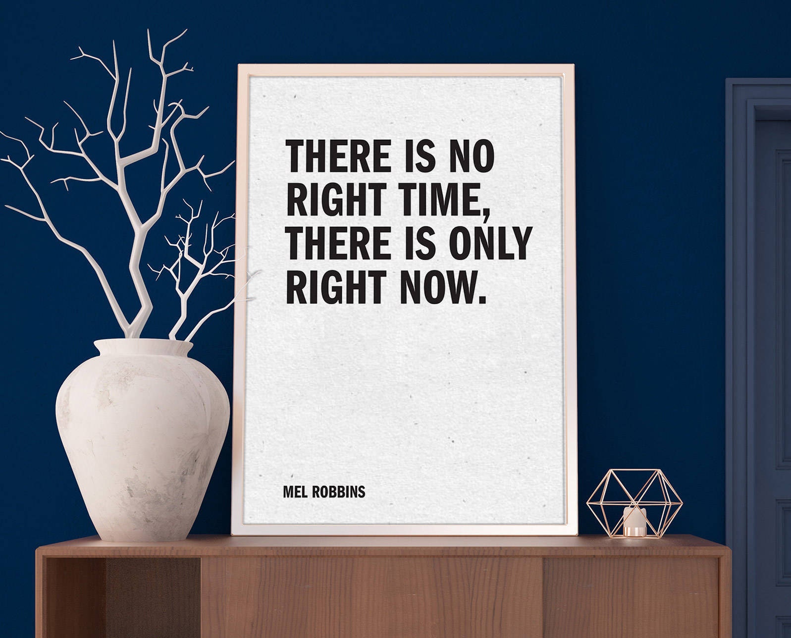 Digital Print Motivational Quote Courage Mel Robbins The 5