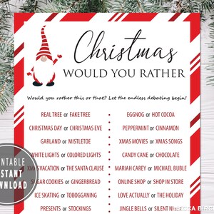 Christmas Would You Rather | Christmas Games for Kids and Adults | Holiday Party Games | Winter Games | Jingle and Mingle | Girls Christmas