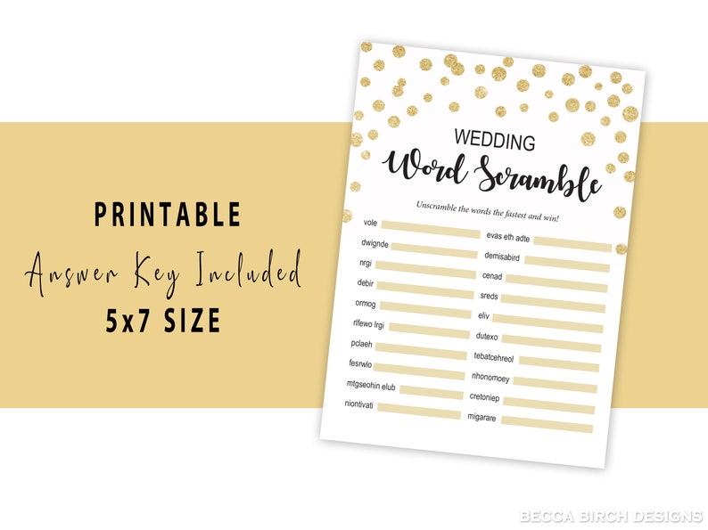 The Best Bridal Shower Games Virtual Wedding Shower Budget Etsy