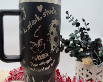 The Grinch 40oz Engraved Tumbler