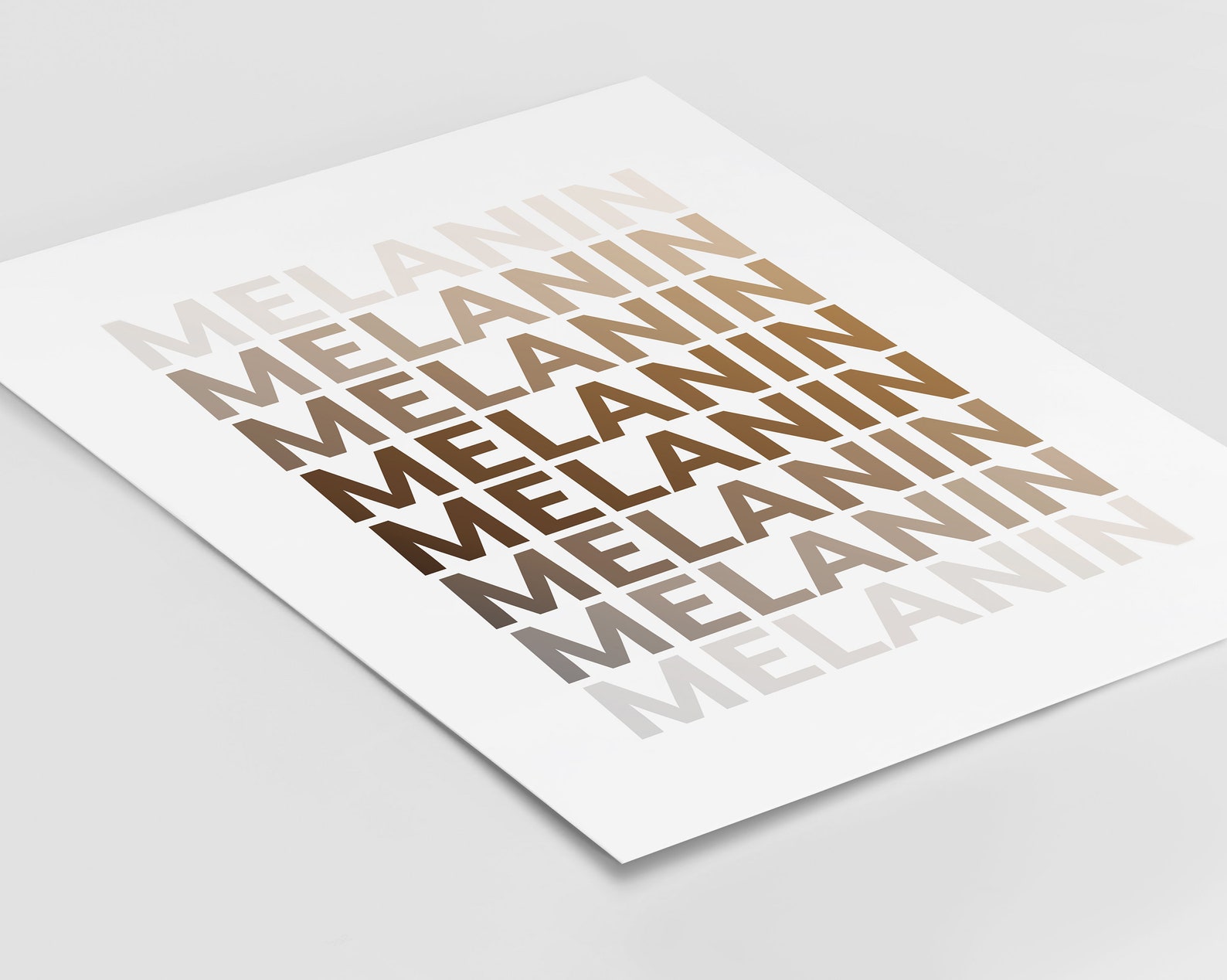 Melanin Poppin Print Printable Art Shades of Black African - Etsy