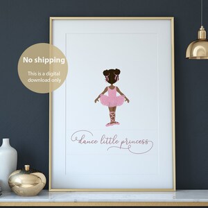 Black Ballet Print, Printable Art, Ballerina Print, African American ...