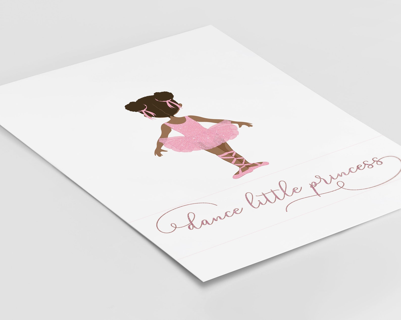 Black Ballet Print Printable Art Ballerina Print African | Etsy