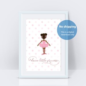 Black Ballerina Art, Printable Art Set, Girl Room Decor, Ballerina ...