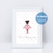 Black Ballerina Art, Printable Art Set, Girl Room Decor, Ballerina ...