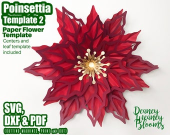 Poinsettia Svg Etsy