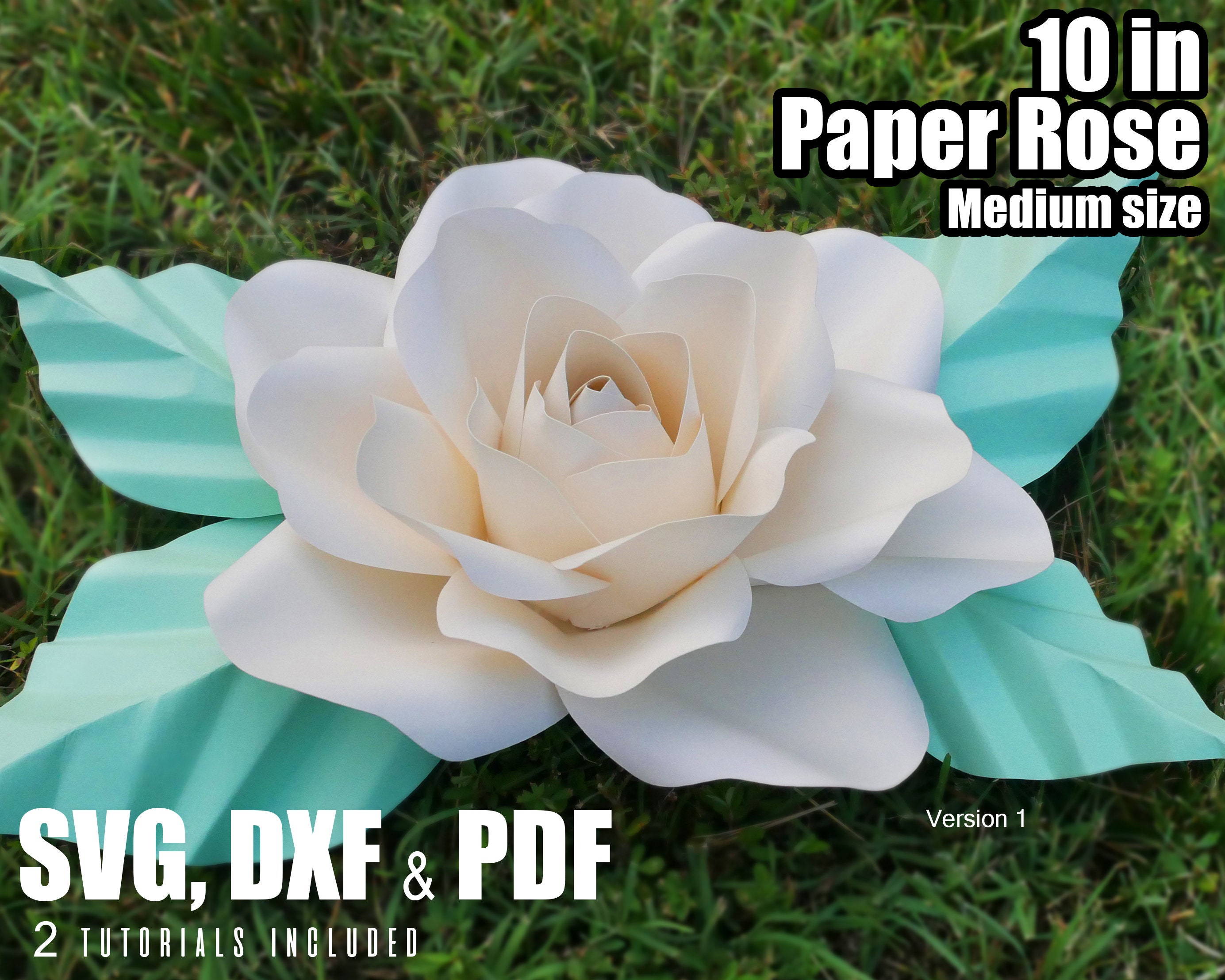 Free Free 332 Paper Rose Flower Svg SVG PNG EPS DXF File