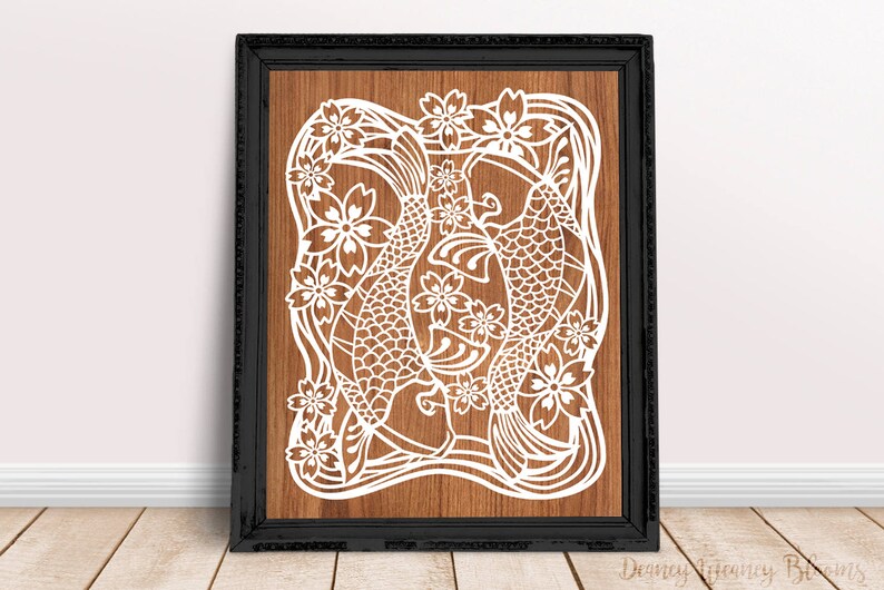 Download Koi Fish Yin And Yang Design Svg And Png Digital File Diy Home Decor Cricut And Silhouette Cut Files Downloadable Cutting File Home Decor Home Living