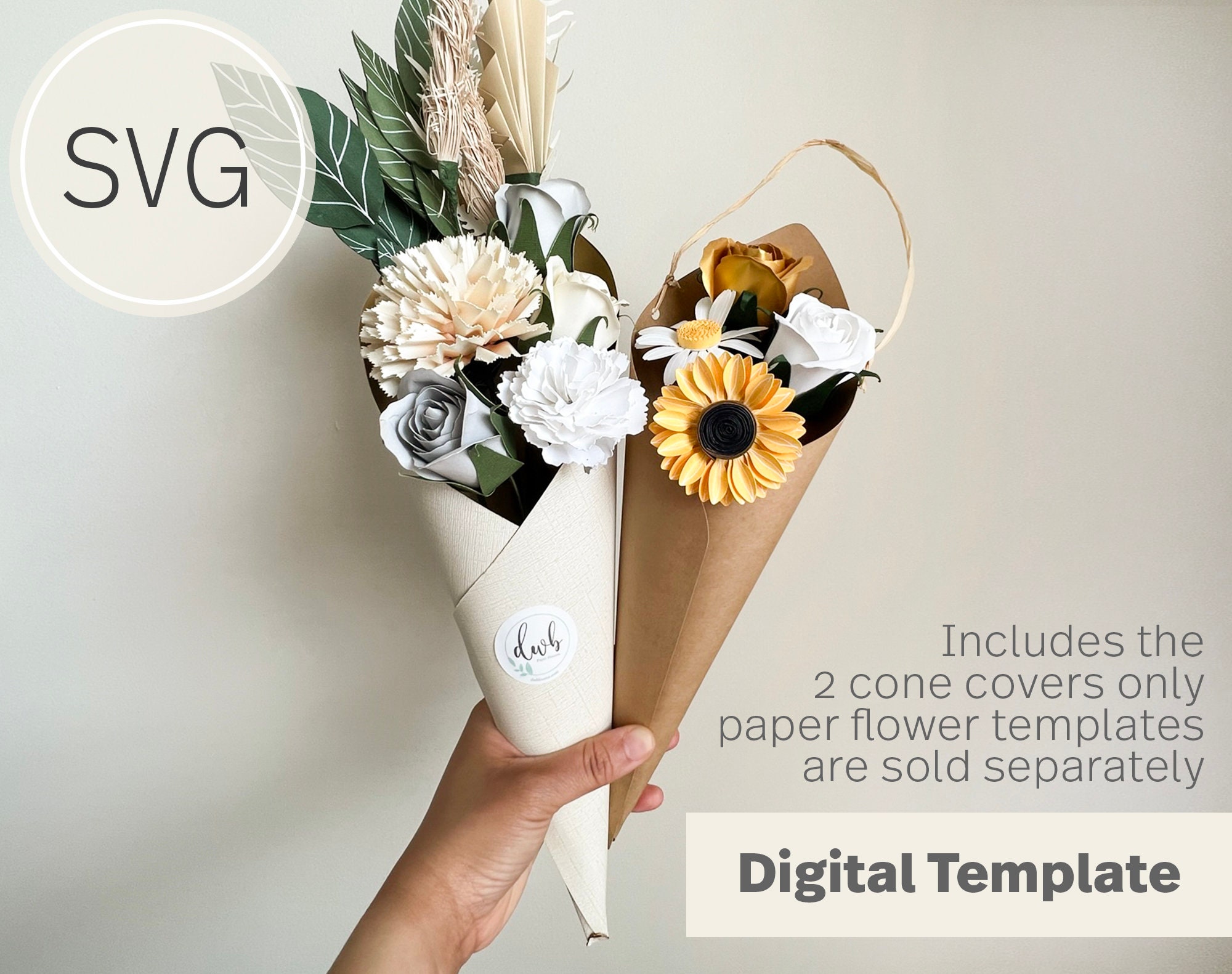 Petite Paper-Wrapped Bouquets Project