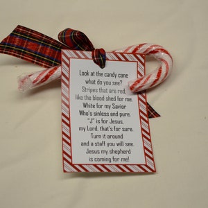 Digital Version - Legend of Christmas Candy Cane Jesus Poem - Download ...