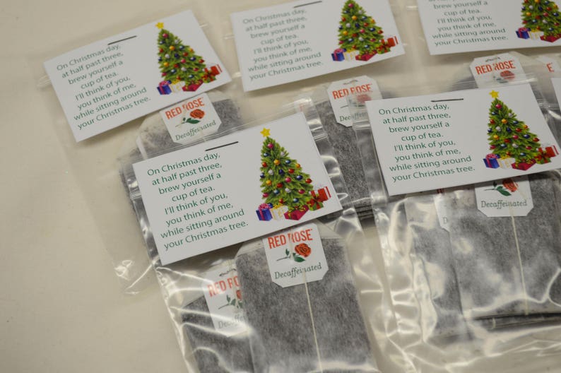 Anytime Tea Poem &amp; Christmas tea poem for | Etsy