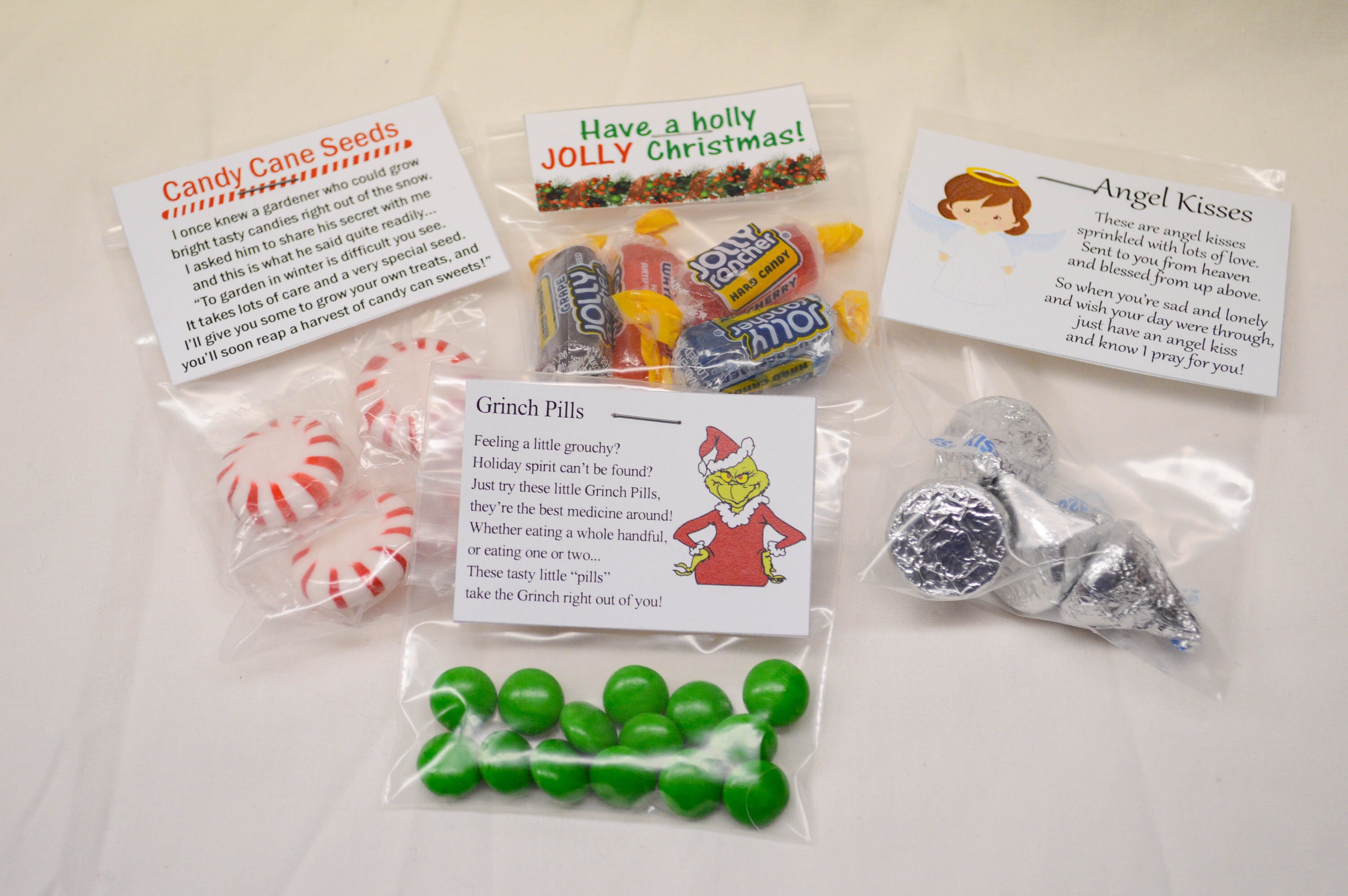Candy Cane Seeds Grinch Pills Angel Kisses Holly Jolly Etsy
