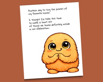 Funny Anniversary Card for Partner, Husband, Wife, Cheeky Couple Love Greeting