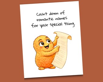 Cheeky Anniversary Card for Partner – Funny Couple Humor Card – Playful Love Card for Him or Her